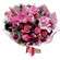 букет из роз и тюльпанов с лилией. Ангола