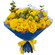 желтые розы в букете. Ангола
